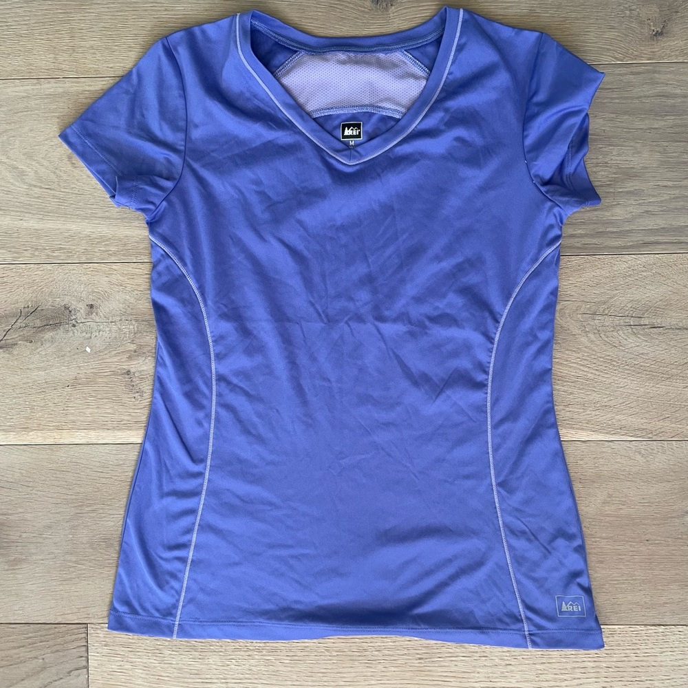 REI purple hiking shirt - size medium